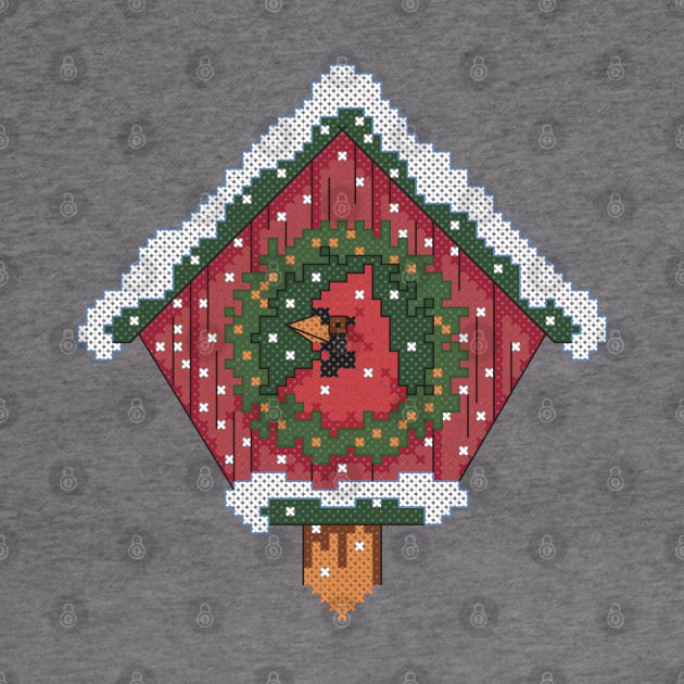 Christmas Cardinal by inotyler